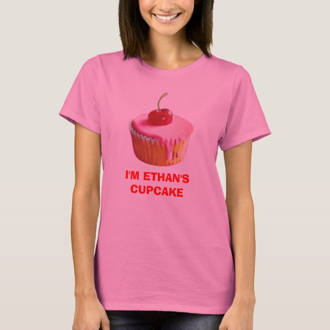 Personligälsklingmuffin - valentin dag t shirt (Framsida)