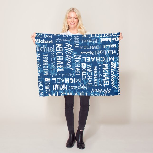 Personliganpassningsbarnamn för Michael Fleecefilt (På plats)