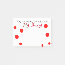 PERSONLIGANTECKNINGSBLOCK FRÅN SKRIVBORDET AV POST-IT BLOCK