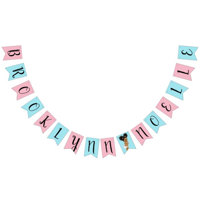 Personligbaby showerBunting Vimplar (Alla)