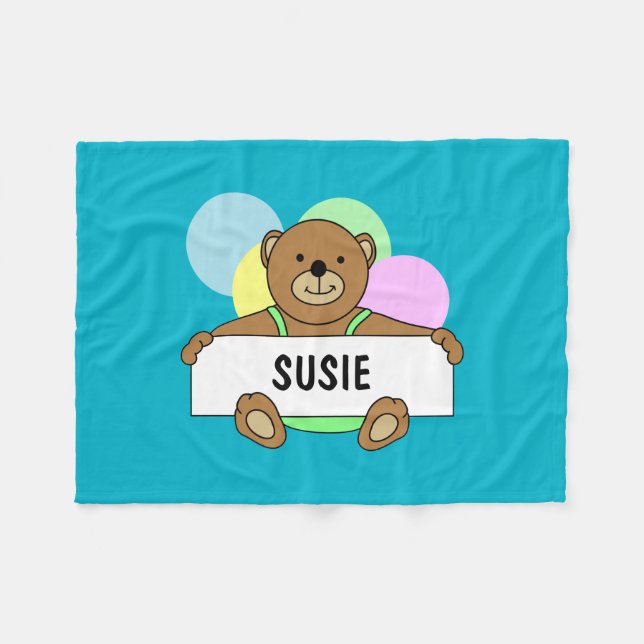 Personligbabyfiltar Fleecefilt (Framsidan (Horisontell))