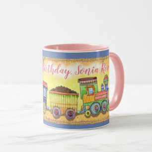 Personligbarns mugg för Choo-Choo tåg!