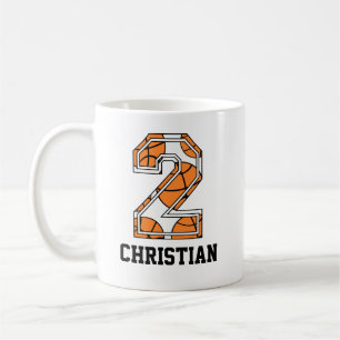 Personligbasket numrerar 2 kaffemugg