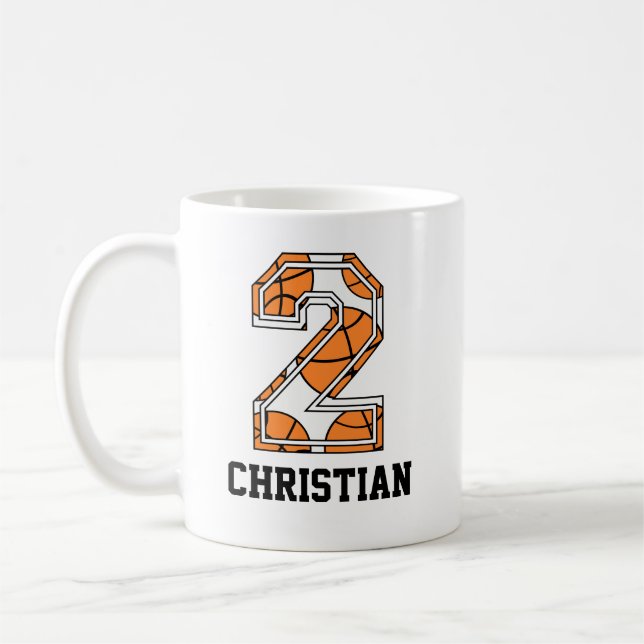Personligbasket numrerar 2 kaffemugg (Vänster)
