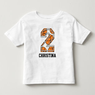 Personligbasket numrerar 2 tröja