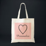 Personligblek - rosa- och gråtthjärtatotot hänger tygkasse<br><div class="desc">Personligblek - hänger lös den bagwedding totot för rosa- och gråtthjärtatoto. Flott tote bags för hjärtasymbolsbrudtärna. Personalizable bär på för lagbrud- och brudfölje. Stilfull design med beställnings- bakgrundsfärg och anpassningsbarnamn eller monogram. Gör en för brud, brudtärnor, brudtärna, maid of honor, matron av heder, designen för symbol för kärlek för budens...</div>