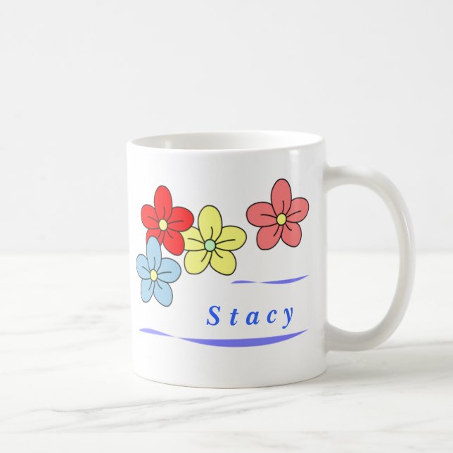 Personligblommamuggar Kaffemugg (Höger)