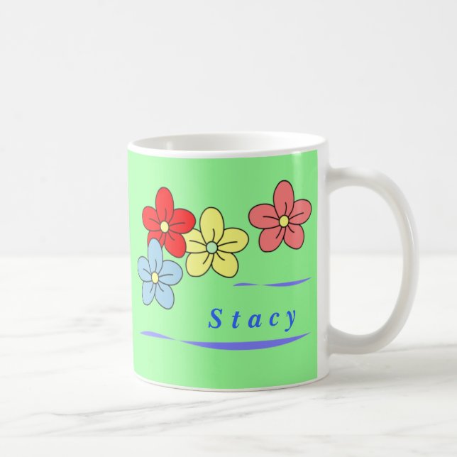 Personligblommamuggar Kaffemugg (Höger)