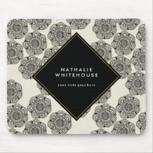 Personligblommigt Mousepad