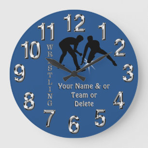 PERSONLIGbrottningen tar tid på din TEXT och Stor Klocka
