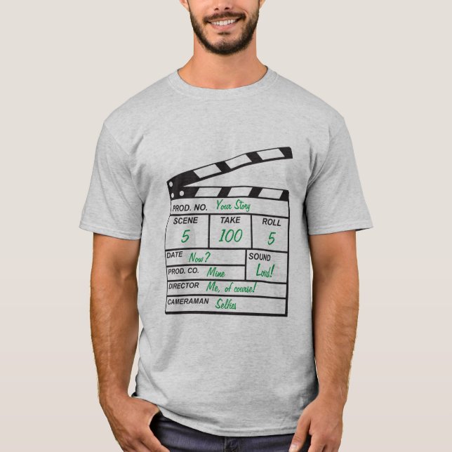 PersonligClapboard Tröja (Framsida)