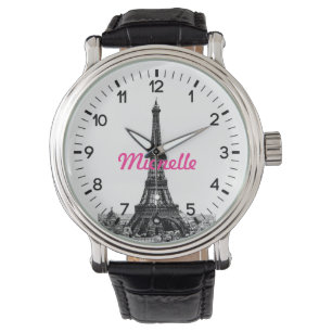 PersonligEiffel torn Paris Armbandsur