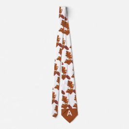 Personligen Acorn Autumn Färg Slips