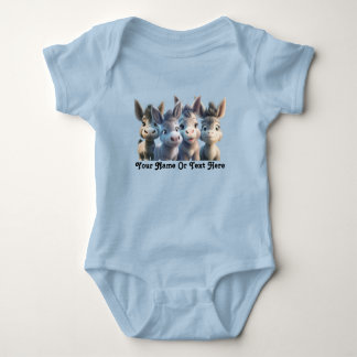Personligen Adsible Baby Donkey Boskap T Shirt
