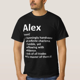 PERSONLIGEN ALEX Definition Namn Funny Birthday G T Shirt