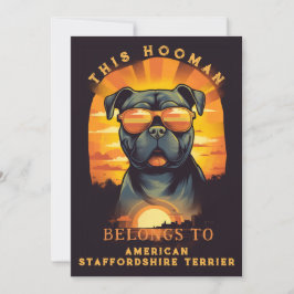 Personligen American StaffordTerrier Parent Meddelande