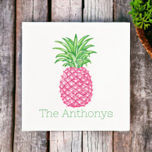 Personligen Ananas Rosa