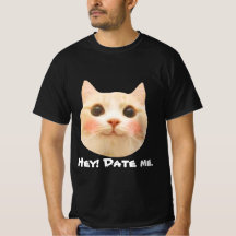 Personligen Anpassad namntext Innocent Cat T-Shirt
