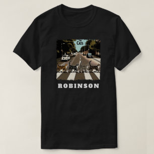 Personligen Anpassat namn för Cats Music Älskare T Shirt