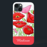 Personligen Anpassat namn för Red Rosa Poppies Art<br><div class="desc">Pressa Samsung Galaxy Note 4 i färg och stil med den här snyggten och trendiget Samsung Galaxy 6 cell fodral med en av de mest populära blommorna - den röda vallmoen. Denna bouquetgrupp av vallmo innehåller en enda rosa vallmo som innehåller de röda vallmo. Buder och lätt öppna blommor ingår...</div>