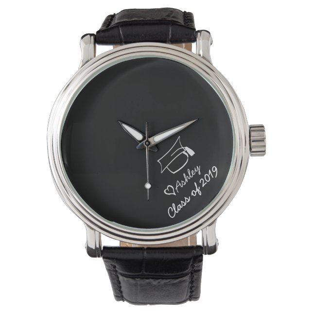Personligen Anpassat namn för Studenten Armbandsur (Framsida)