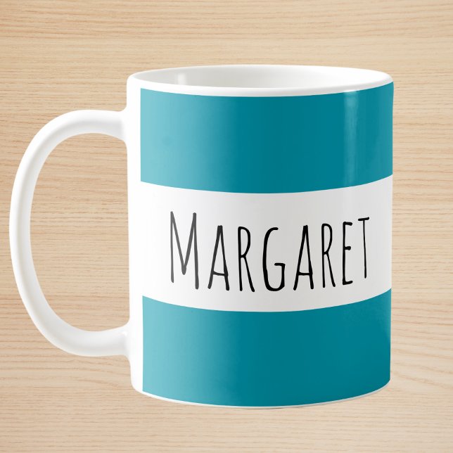 Personligen Anpassat namn för turkos Kaffemugg (Skapare uppladdad)