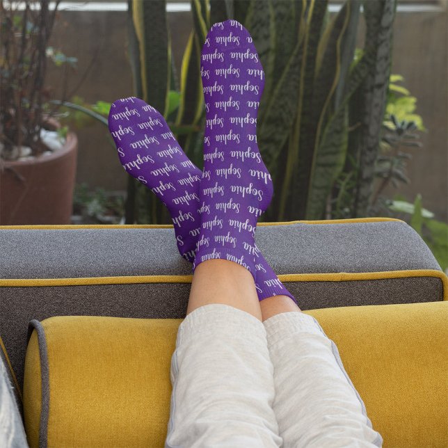 Personligen Anpassat namn Strumpor (Skapare uppladdad)