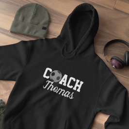 Personligen Anpassat namntypografi för fotbollskop Hoodie