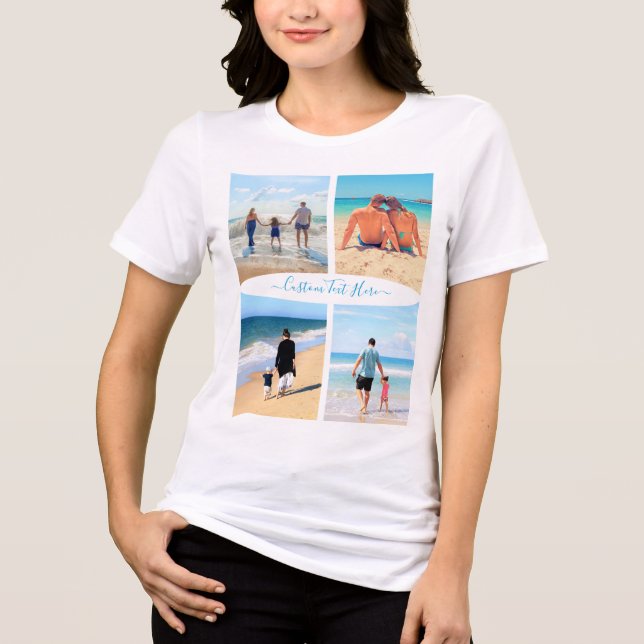 Personligen Anpassningsbar för  i Family Photo Col T Shirt (Framsida)