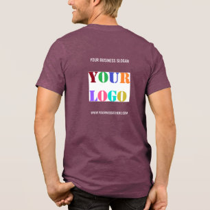 Personligen Anpassningsbar om företagets Logotyp T Shirt