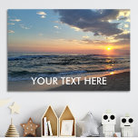 Personligen anpassningsbar Photo and Text Poster S<br><div class="desc">Ladda upp ett foto, lägg till en text och skapa enkelt personligens foto poster. Du kan ÖVERFÖRA DESIGN på andra Zazzle-produkter och justera den så att den passar de flesta Zazzle-objekt. StandardStudio-design görs i vektorgrafik med hög upplösning för utskrift av professioneller. Tack för att du valde våra designar och stannade...</div>