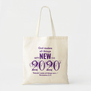 Personligen ÅR 2020 GÖR ALLA SAK NYA Tygkasse