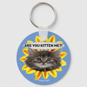 Personligen är att du kattat mig solrosketekedja nyckelring
