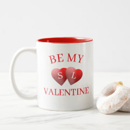 Personligen är min Valentine Två-Tonad Mugg