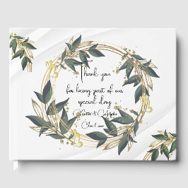 Personligen av havandeutandningsluften i bröllop G Gästböcker