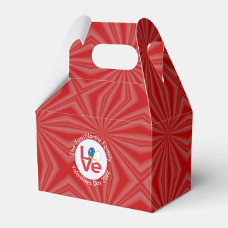 Personligen Azorerna Red KÄRLEK Flagga Presentaskar