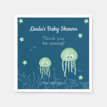 Personligen Baby Shower för Cute Jellyfish Neutral