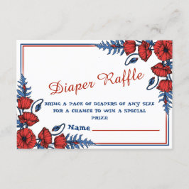 Personligen Baby Shower för vacker diskettenhet Bl Tilläggskort