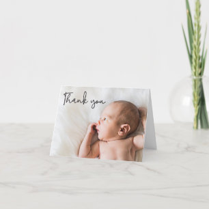 Personligen Baby - tackkort för elegant 