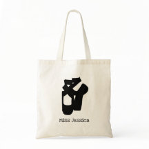 Personligen Ballet Dance Shopping Tote Bag