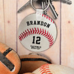 Personligen Baseball Player Namn nummer Nyckelring<br><div class="desc">Skapa en personlig-nyckelkedja för basebollspelaren, tränaren eller spelarens fläkt som du känner. Anpassa med namn, jersey-nummer, team namn eller annan anpassningsbar. ASSISTANS: Om du vill ha hjälp med designändring eller anpassning, ändra storlek på färg, flytta designen till en annan produkt eller om du vill samordna produkter kontaktar du designern INNAN...</div>