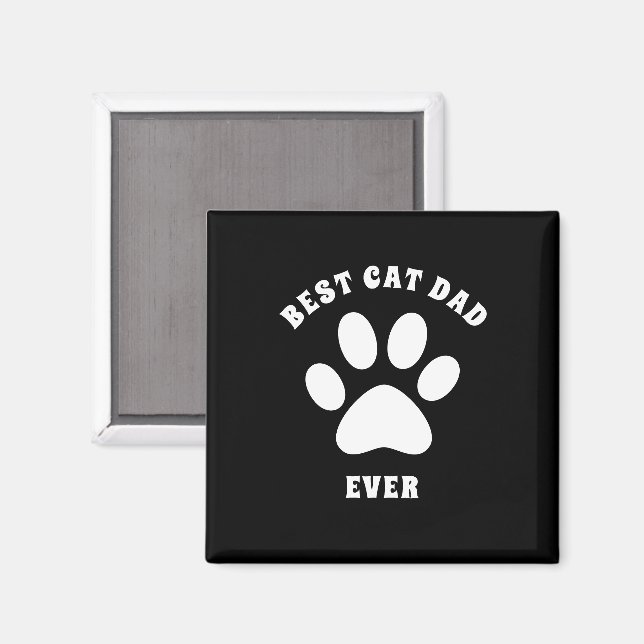 Personligen Bästa Kat Pappa någonsin Anpassningsba Magnet (Front/Back)