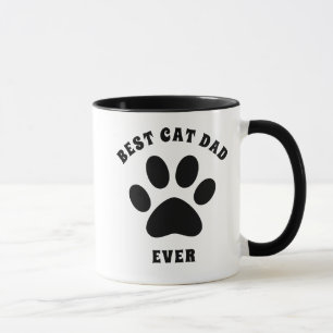 Personligen Bästa Kat Pappa någonsin Anpassningsba Mugg