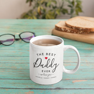 Personligen "Bästa pappa någonsin" Cute Kaffemugg