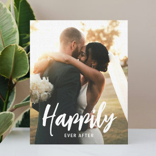 Personligen Beloved Caption Photo Wrapped Canvas