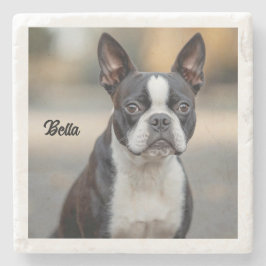 Personligen BeSnyval Boston Terrier Stenunderlägg