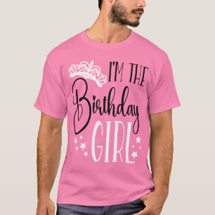Personligen Birthday Girl Birthday Squad Matching T Shirt