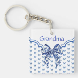 Personligen Blåvit fjärilstrumpa för vintage