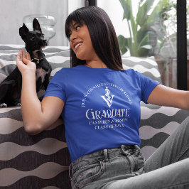 Personligen Blue Veterinary School Studenten T Shirt