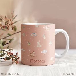 Personligen Boho Autumn Baby Shower Jumbo Mugg